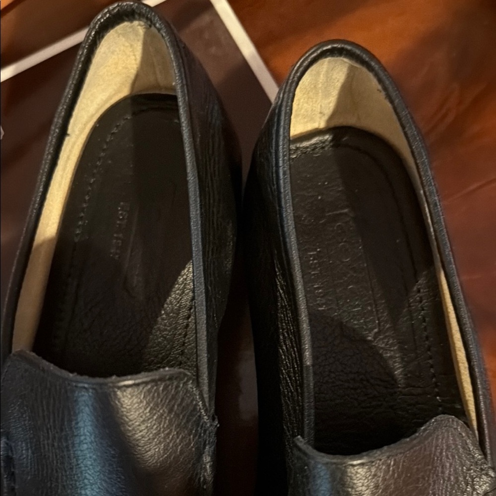 Coach Black Leather Slip-On Loafers for Men - Picture 4 of 7